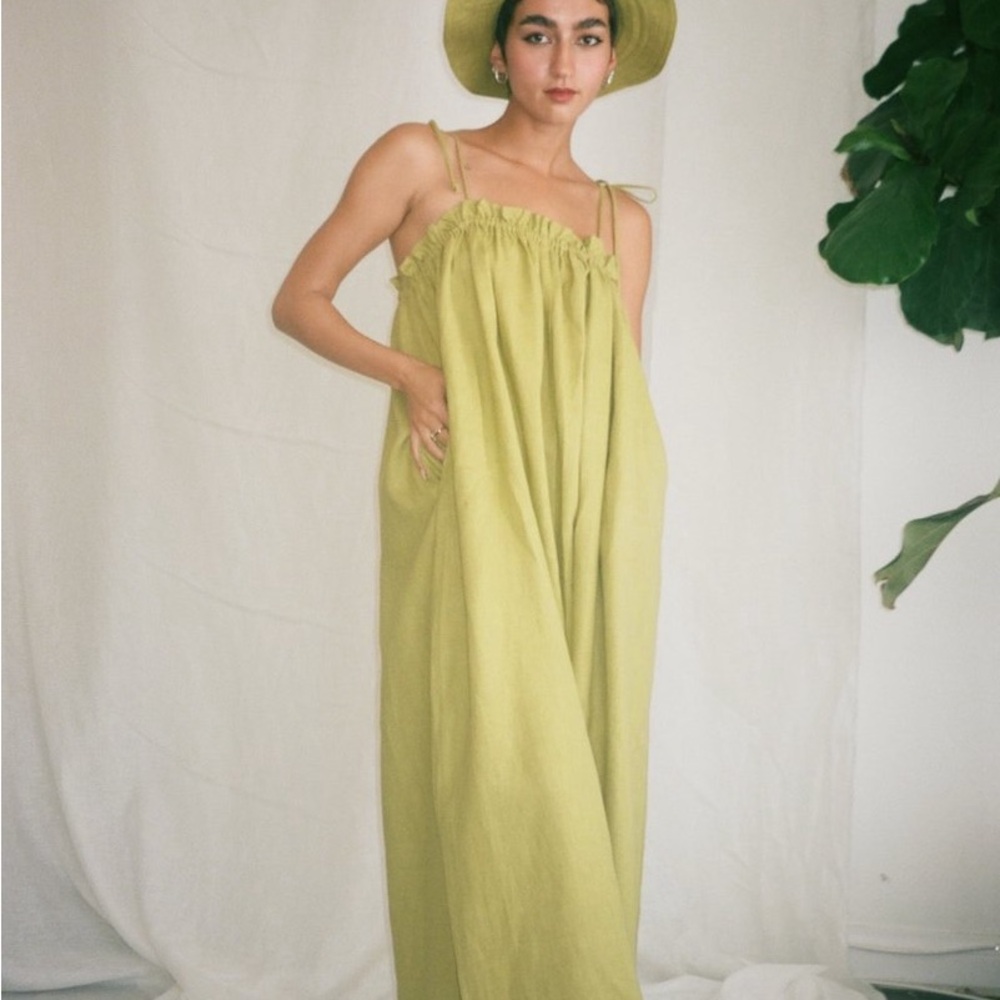 Selva Negra Green Jumpsuit Relaxed Fit Sleeveless